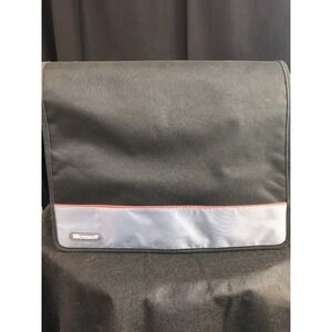 Genuine Microsoft Black Crossbody Messenger Rare Laptop Bag